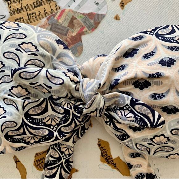 Eberjey Drifter Lolita Bandeau Bikini Top Tie Back Swimwear Women's Size Small - Picture 4 of 8